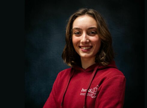 Das Foto zeigt die bvmd-Präsidentin Giulia Ritter.